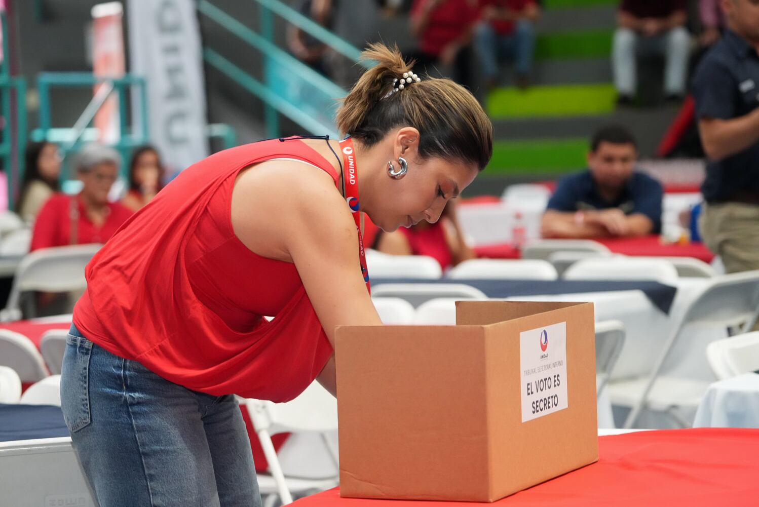 31/08/2025. Asamblea Nacional del PUSC. Colegio Monterrey, San Pedro. Fotografía: Lilly Arce.