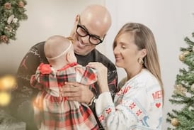 Así celebraron Jorge Martínez y Laura Brenes el primer año de su hija Sol