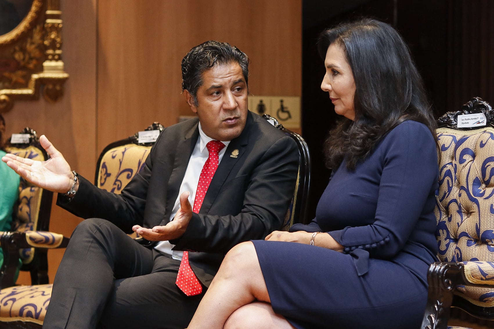 30/09/2024. Presentación del presupuesto ordinario de 2025. Asamblea Legislativa, San José. Fotografía: Lilly Arce. En la fotografía: Rodrigo Arias, Nogui Acosta, Paulina Ramírez,.