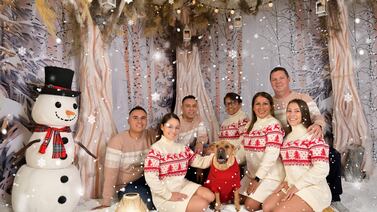 A puro amor los perros y gatos se ganaron su campo en las fotos familiares