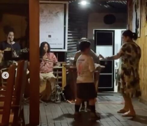 Thais publicó el video en su cuenta de Instagram.