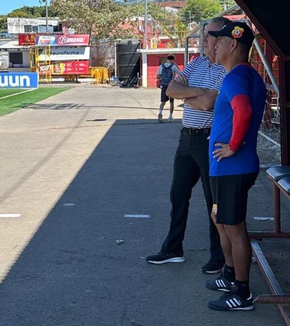 Gustavo Alfaro con Héctor Altamirano