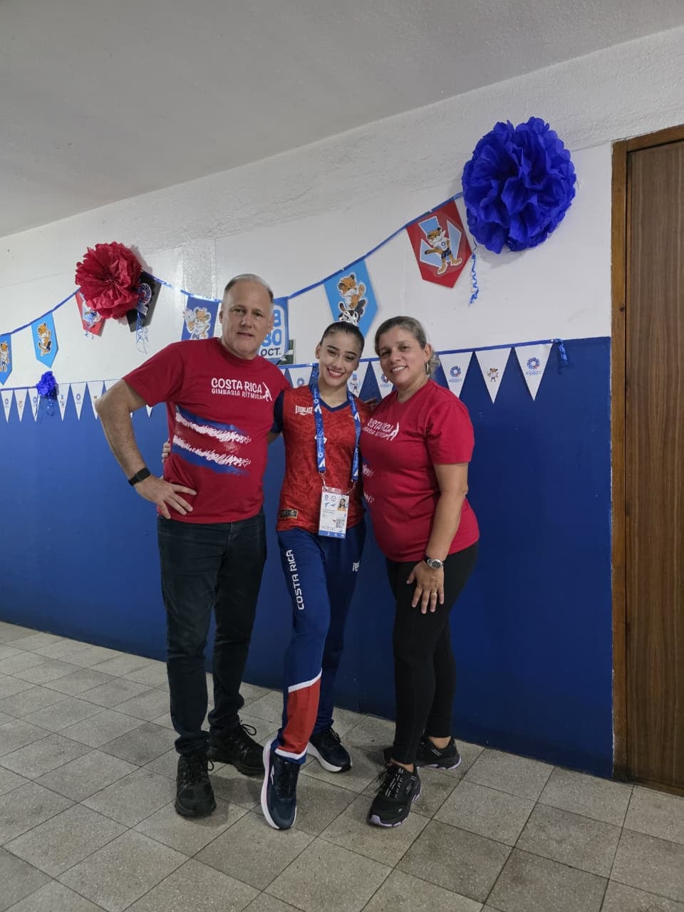 Gloriana Sánchez, ganadora de cinco medallas de oro y una de plata en los Juegos Centroamericanos.