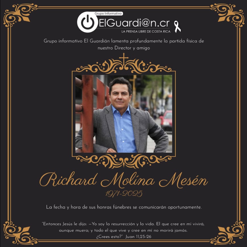 Falleció el periodista Richard Molina a los 54 años