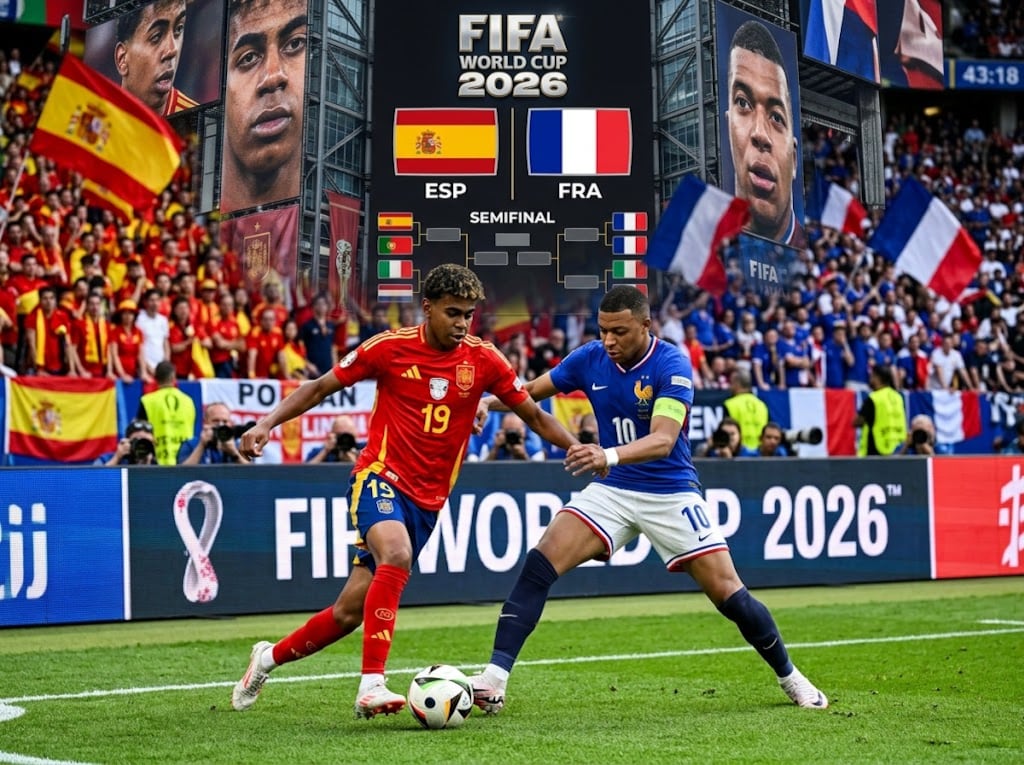 España y Francia buscarán un boleto a la final del Mundial 2026.
