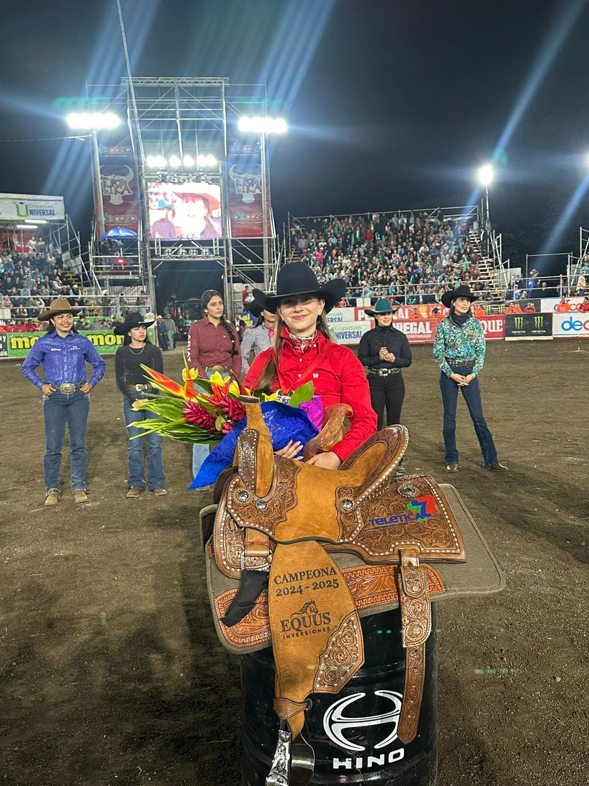 Daniela Retana ganó las barrileras