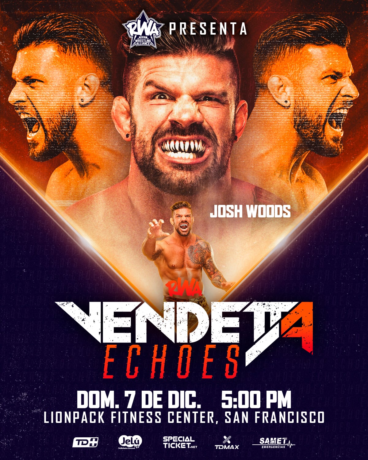 Vendetta 4 se realizará el 7 de diciembre en San Francisco de Dos Ríos.