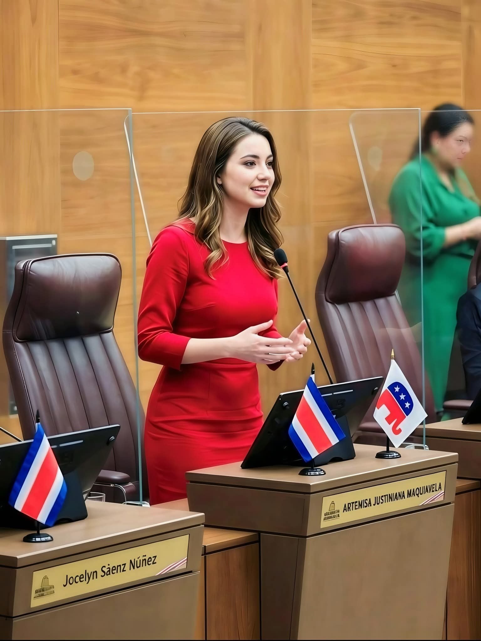 Artemisa Justiana Maquivela, la diputada creada con inteligencia artificial