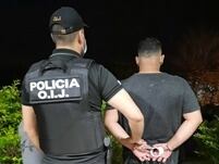 Detienen a sospechoso de operar laboratorio de marihuana hidropónica en Atenas. Foto OIJ.