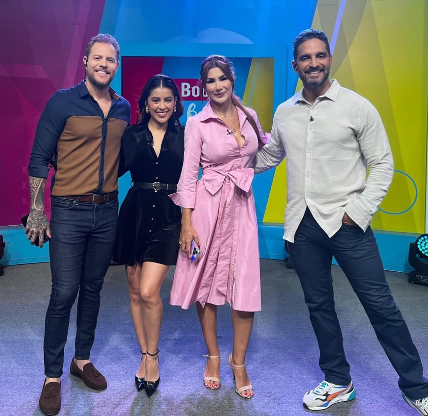 María Fernanda León, presentadora y cantante.