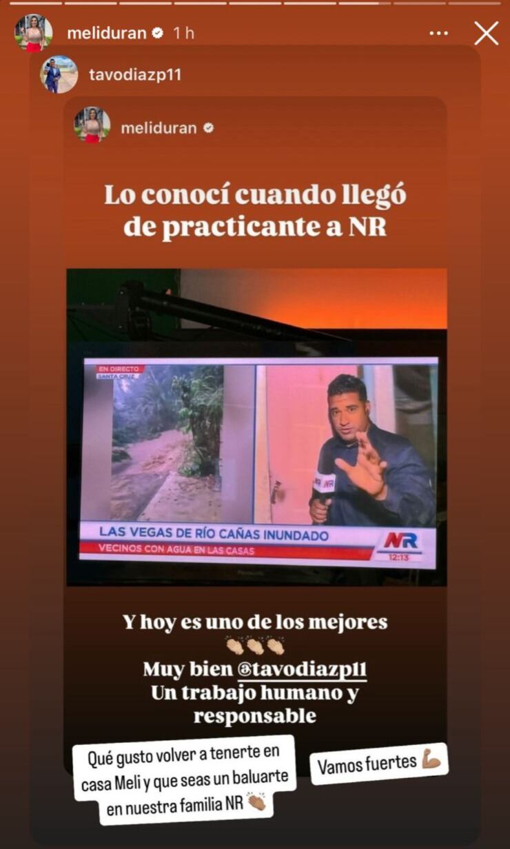 Melissa Durán y Gustavo Díaz