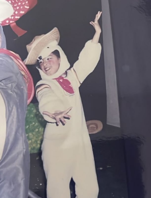 María Fernanda León, presentadora y cantante.