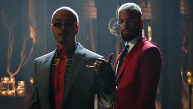 ¡Jueee! J Balvin y Maluma suben la temperatura en pleno escenario