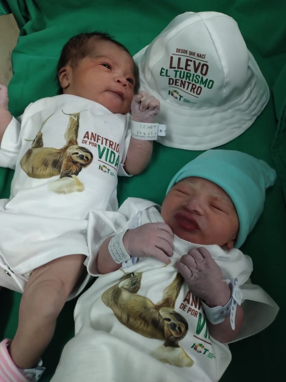 Con demasiada ternura les contamos que 14 bebitos nacieron con el turismo en las venas este 27 de setiembre, justo el día que se celebra el Día Mundial del Turismo.
