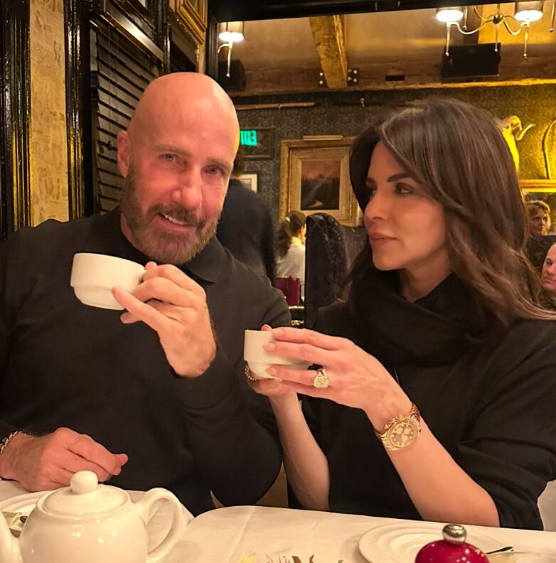 Lynda Díaz y su esposo Anthony Alfonso.