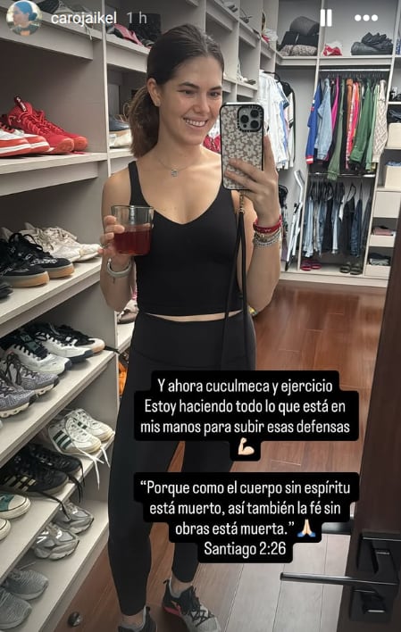 Carolina Jaikel, esposa de Bryan Ruiz.