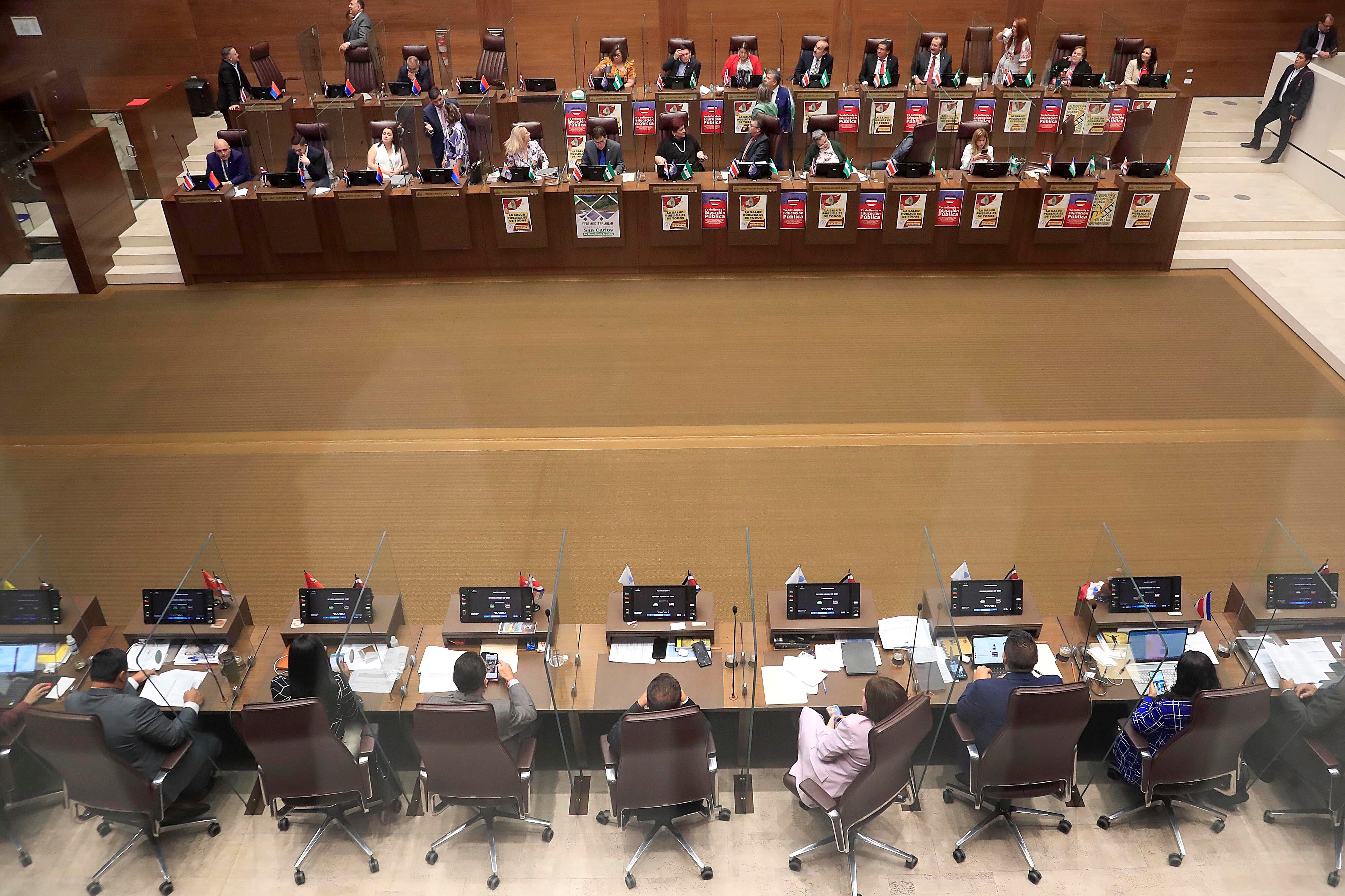 25/09/2023 Asamblea Legislativa. Sesión de plenario legislativo en la que los diputados aprobaron rebaja al marchamo.