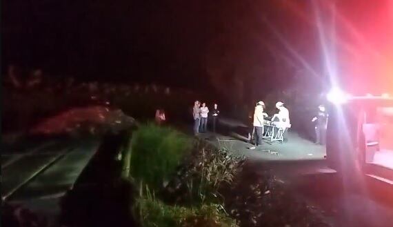 El mortal accidente ocurrió en Puerto Viejo de Sarapiquí. Foto STV Sarapiquí.