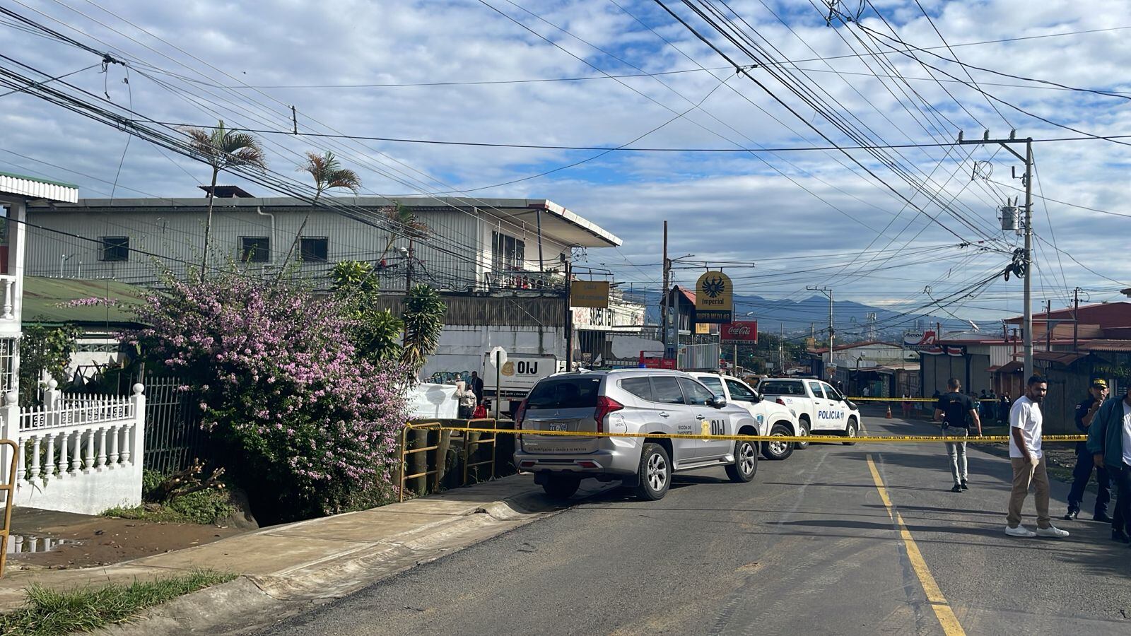 Doble crimen en San Juan de Dios de Desamparados. Foto: Silvia Coto