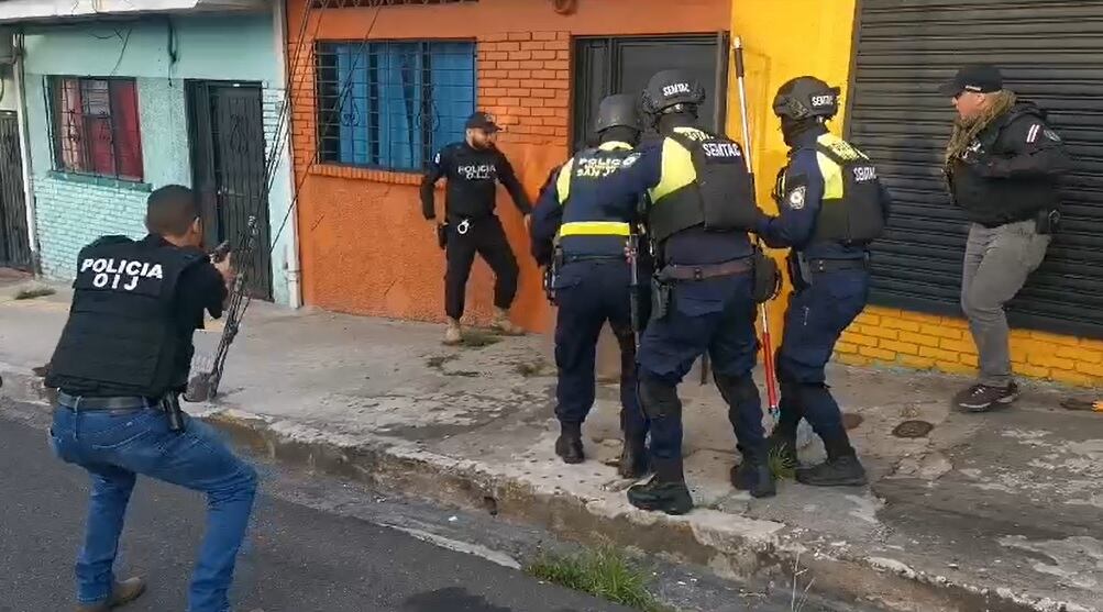 Allanamientos por secuestro extorsivo. Foto OIJ.