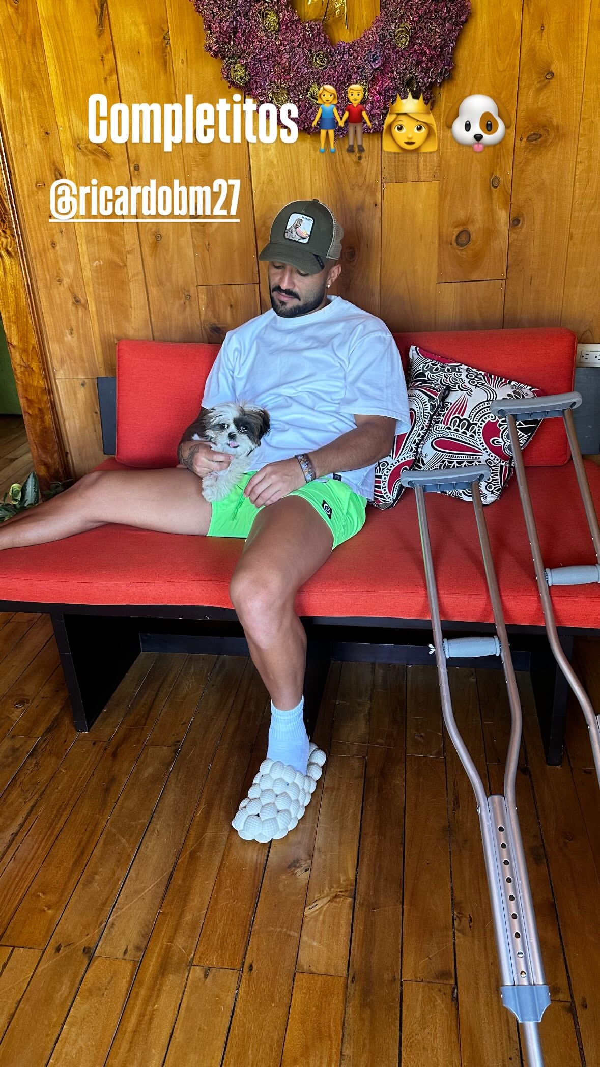 Ricardo Blanco se recupera de una nueva cirugía y festejó a su esposa, quien celebró su cumpleaños este fin de semana. Instagram Brenda Calvo.