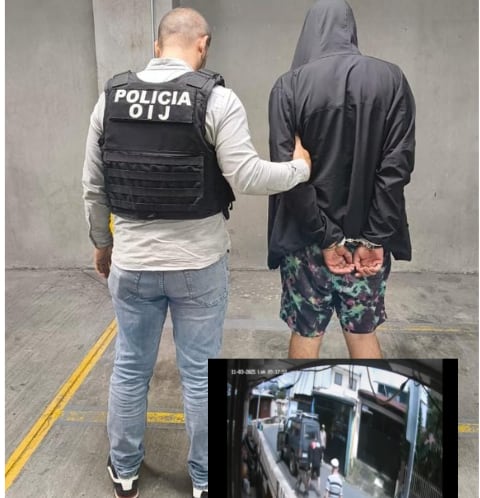Detienen a hombre sospechoso de agredir a un adulto mayor en Heredia
