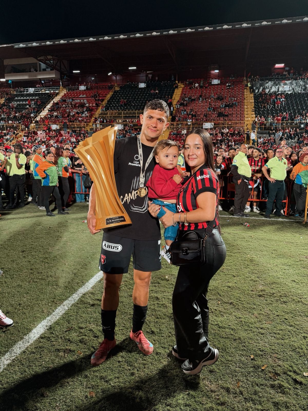 Keisha López, esposa del delantero de Alajuelense Anthony Hernández.