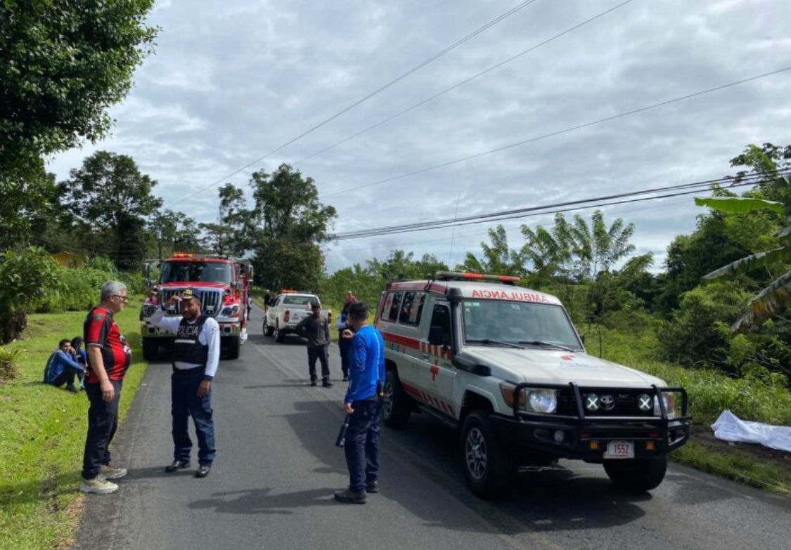El trágico hecho ocurrió en La Fortuna de San Carlos. Foto Fortuna Noticias.