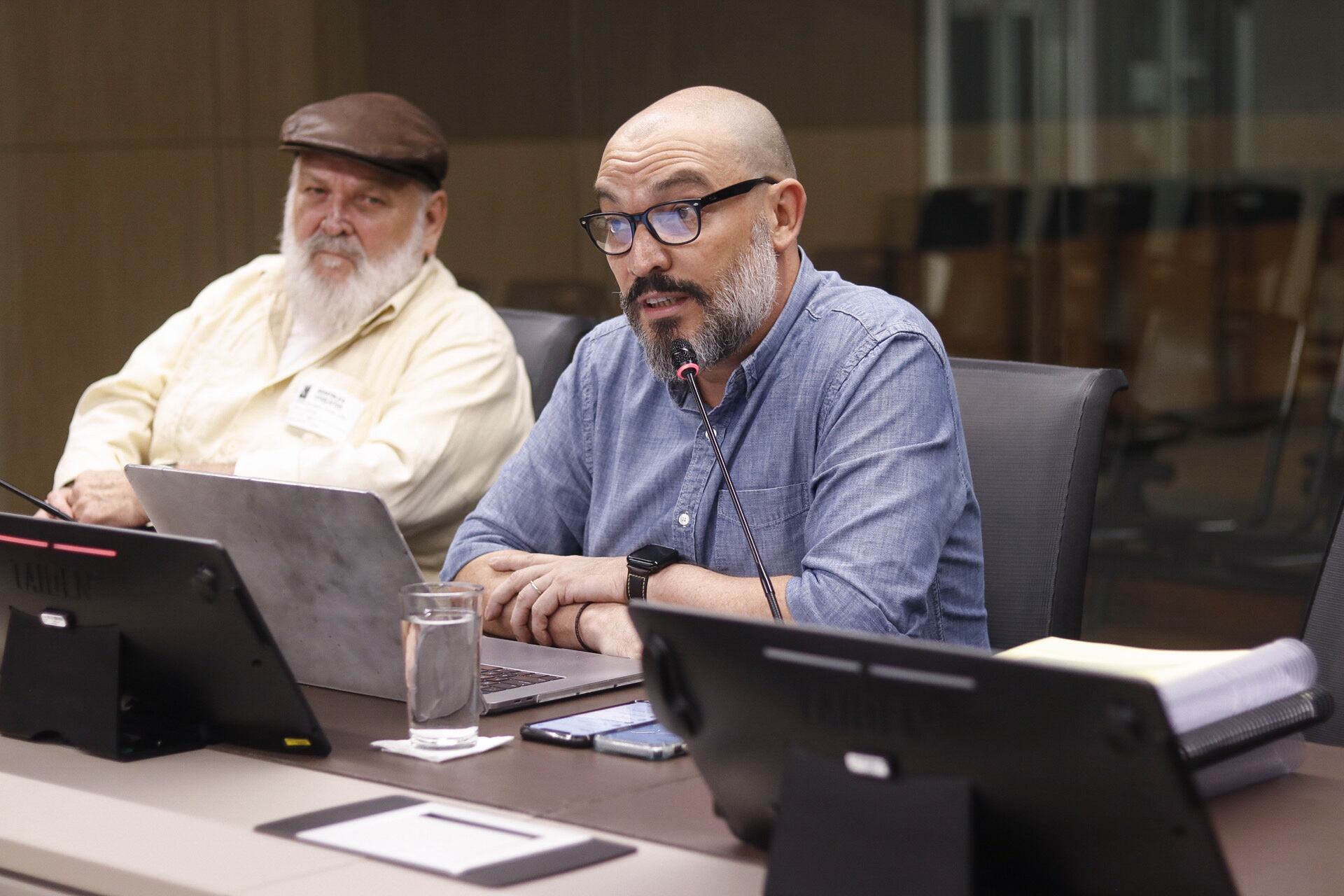 15/01/2024, San José, Asamblea Legislativa, comparecencia de Cristian Bulgarelli ante los diputados.