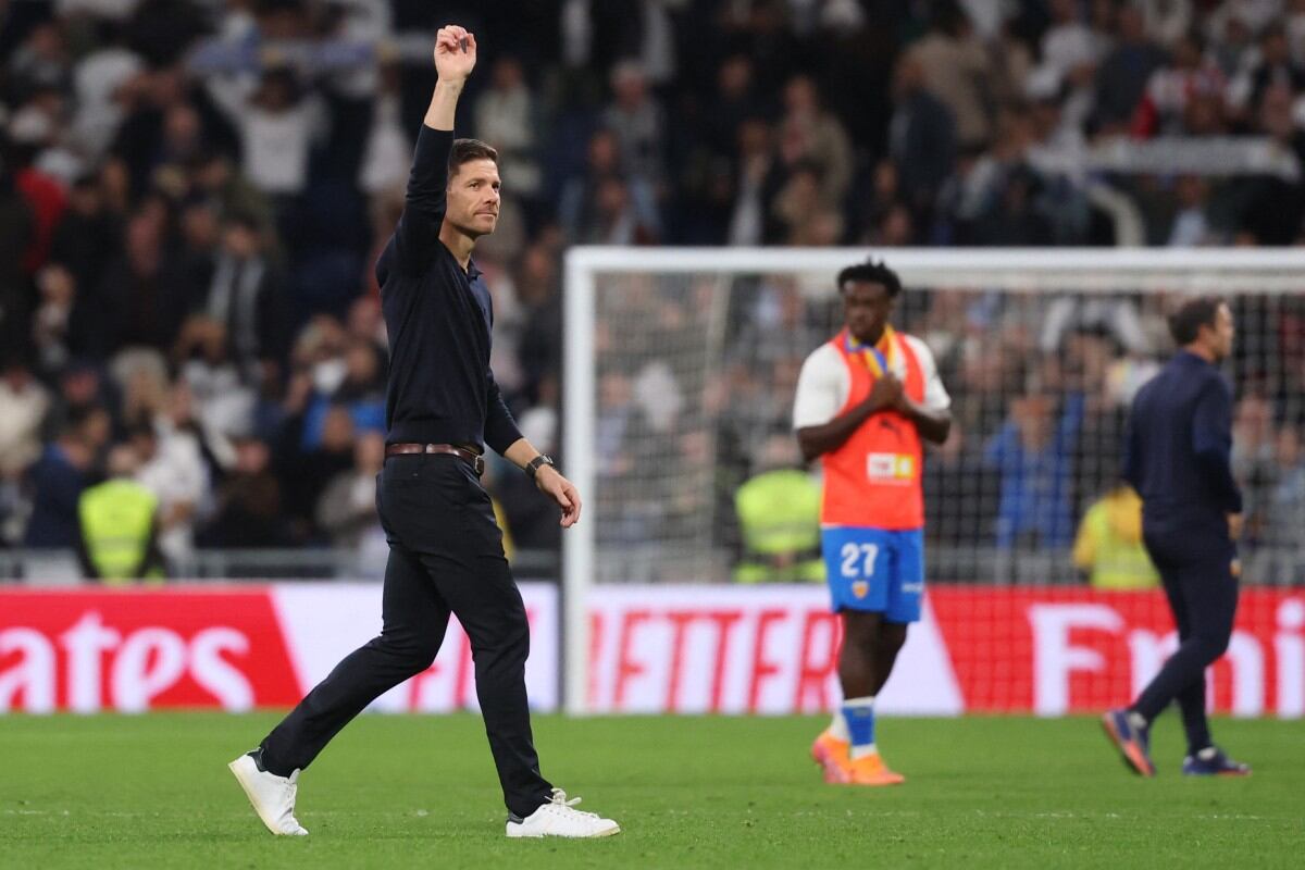 Juego entre Real Madrid y Valencia, LaLiga Española. AFP.