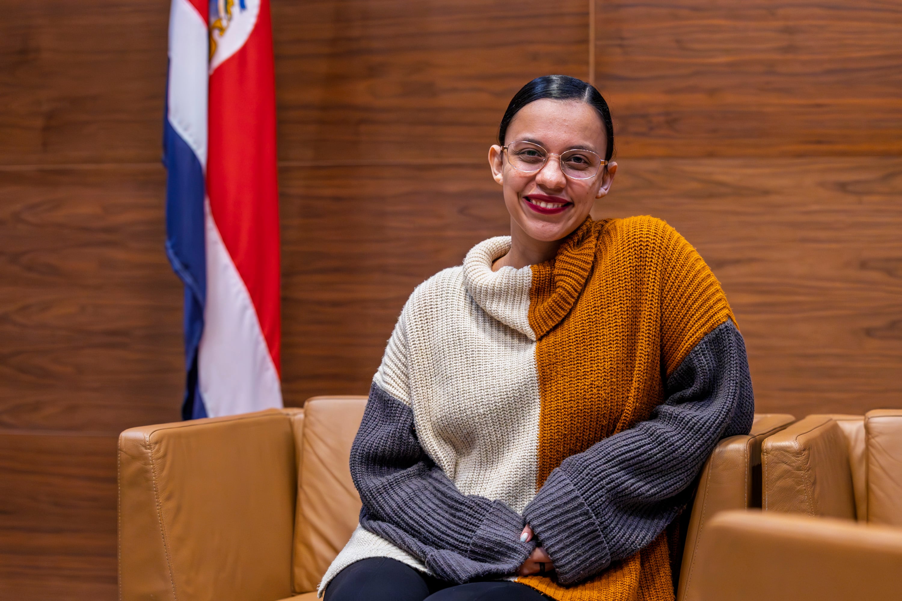 21/05/2025, San José, Asamblea Legislativa, entrevista con la diputada del Frente Amplio, Sofía Guillen.
