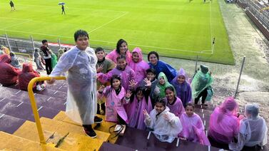 Niños puntarenenses vivieron el mejor día de sus vidas en el estadio Saprissa