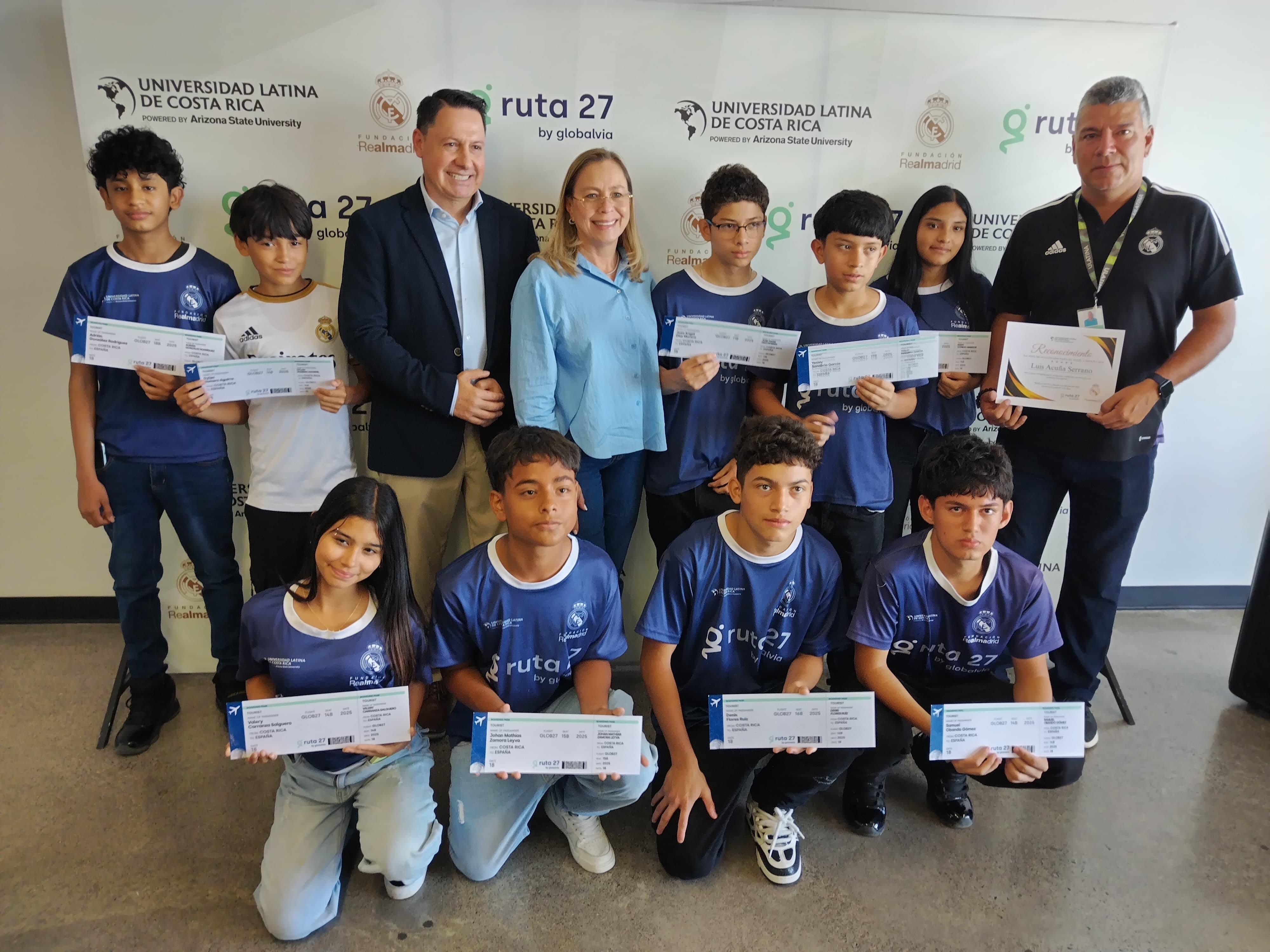 El Real Madrid espera a 10 jóvenes de Guararí de Heredia