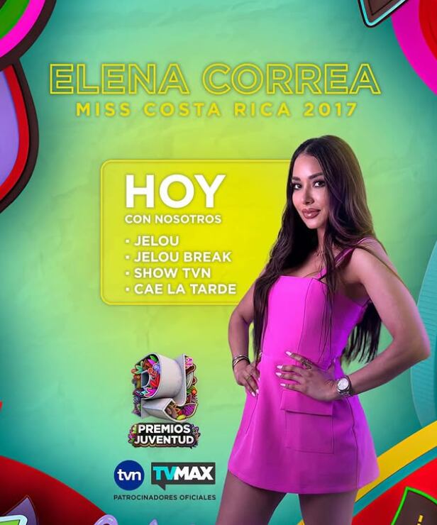 Elena Correa en el canal TVN de Panamá