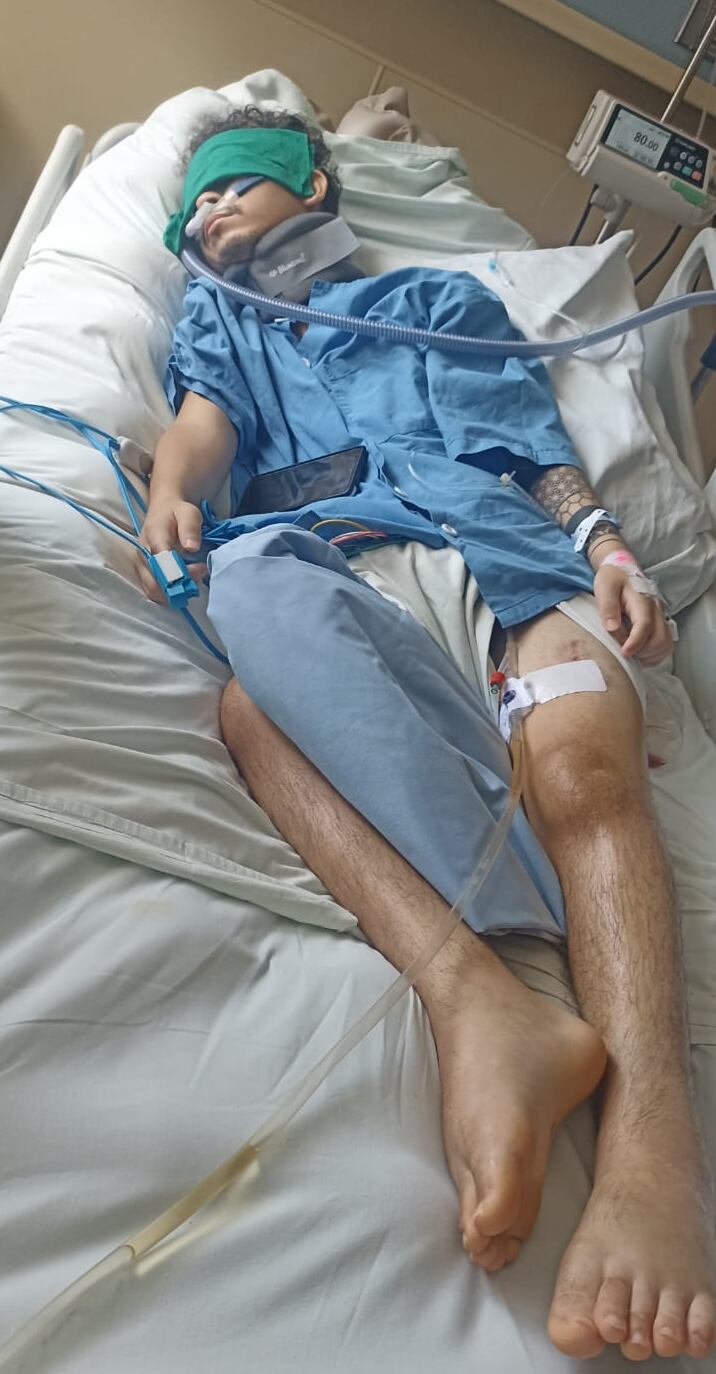 Jean Carlo Sanchez Quesada, sobreviviente de atropello conductor borracho lo dejó parapléjico en Pérez Zeledón