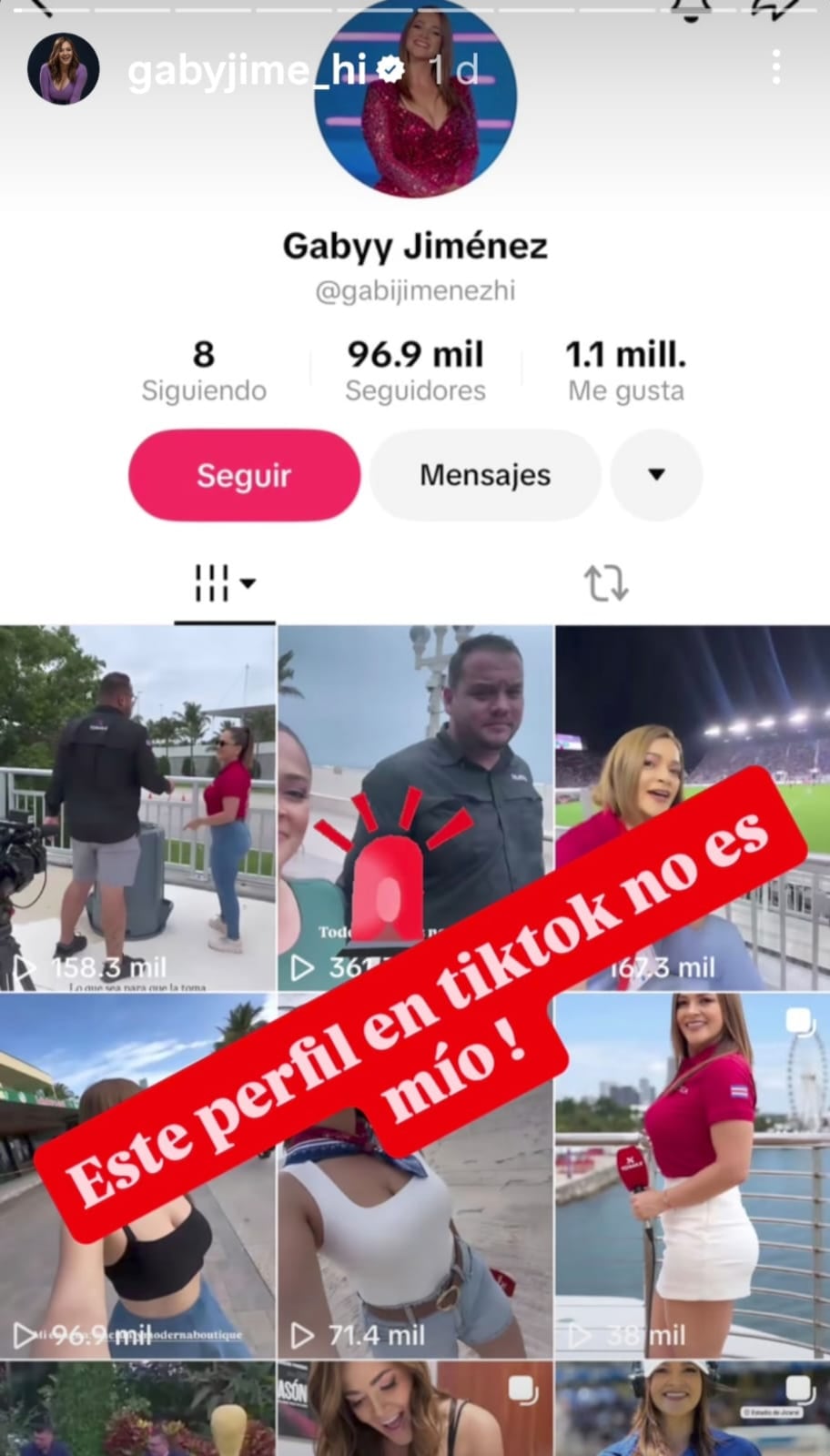 Gabriela Jiménez, periodista de Teletica.
