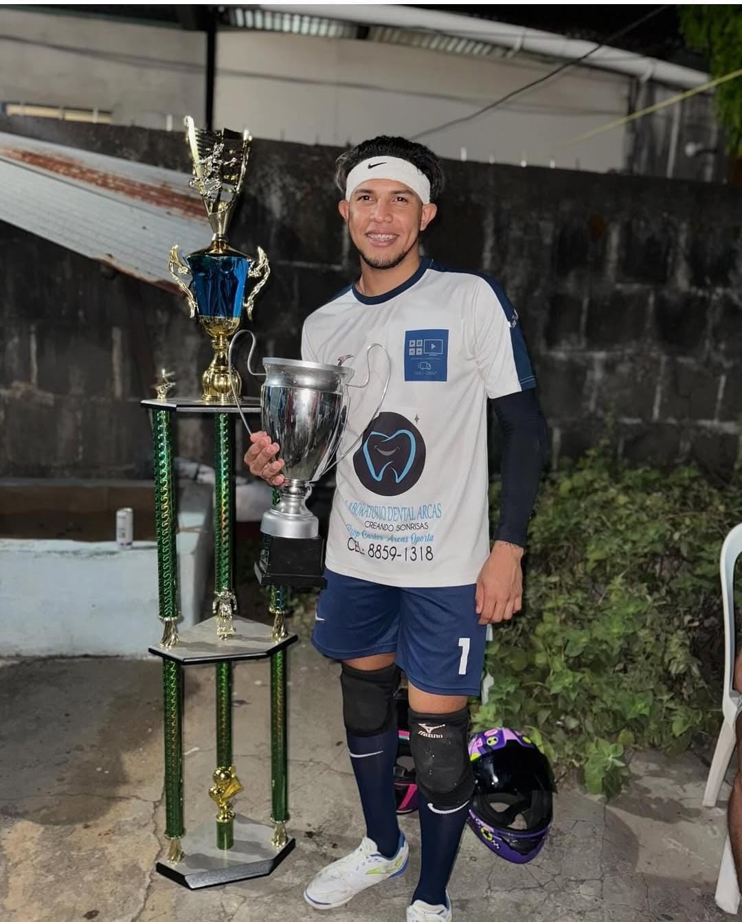 Gabriel Urbina, portero de la Selección de Influencers de Nicaragua
