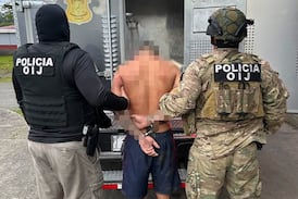 Alias Agachado intentó quitarle el arma a un agente del OIJ durante su captura
