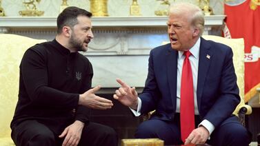 Zelenski dice que quiere “arreglar las cosas” con Trump después de la discusión en Washington