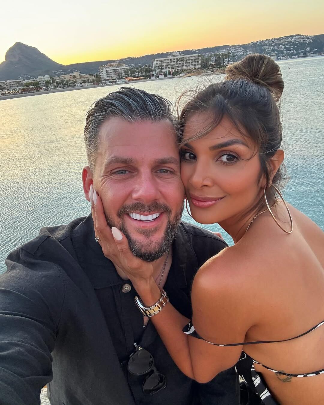 Jalé Berahimi presumió lo enamorada que está a días de subir al “cuarto piso”