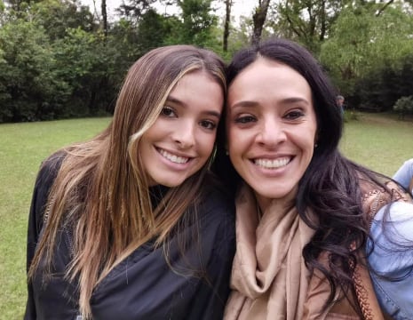 Carolina Sánchez, la Chama, y su hija del empresario Carlos Rodríguez