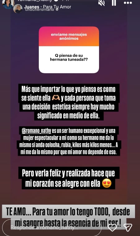 Choché Romano y su hermana Natalia Romano, ambos creadores de contenido.