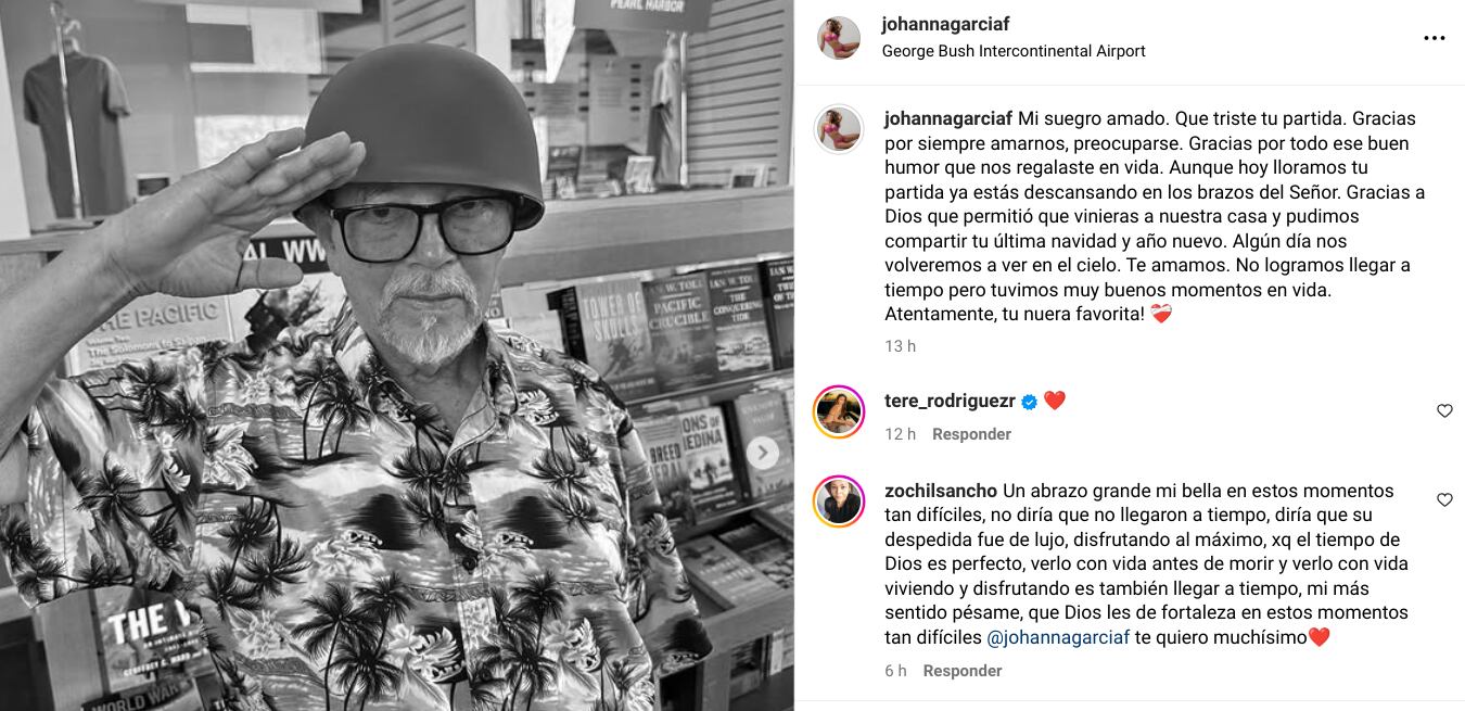 La modelo Johanna García y su familia pasan por un momento bastante difícil lejos de Costa Rica.