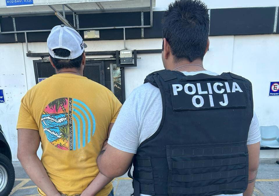 El tráfico fue detenido el pasado 8 de febrero. Foto OIJ.