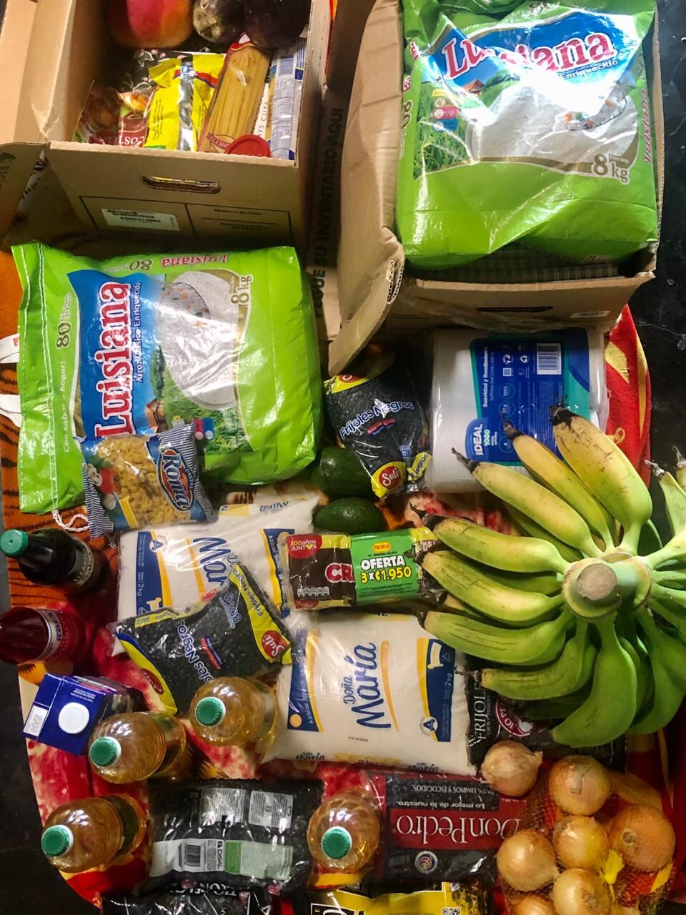 Víveres para la gente de Puntarenas, petición de Mauricio Amuy