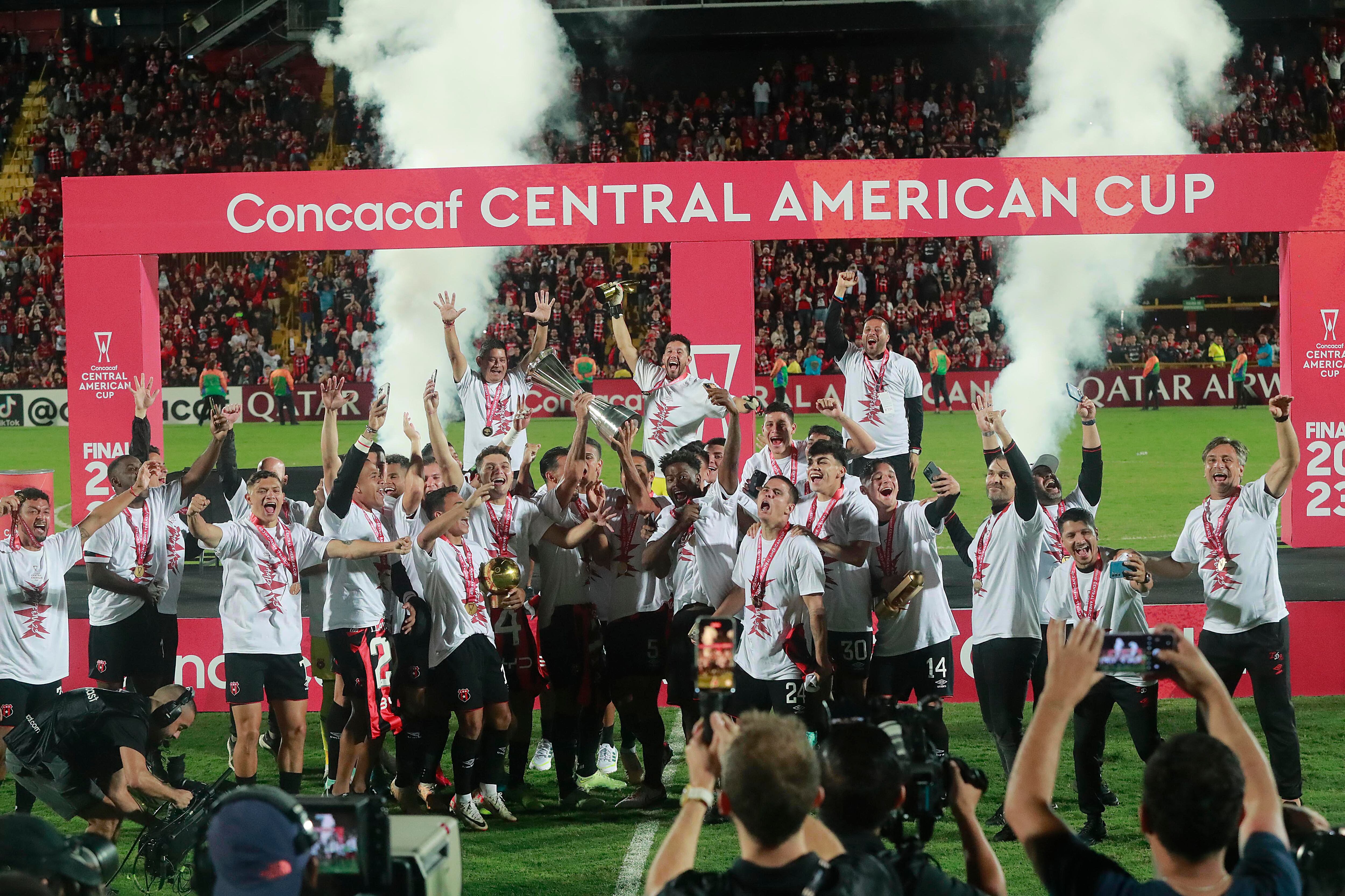 05/12/2023 Estadio Morera Soto. La Liga Deportiva Alajuelense recibió al Real Estelí, en partido de vuelta de la final de la Copa Centroamericana de Concacaf.