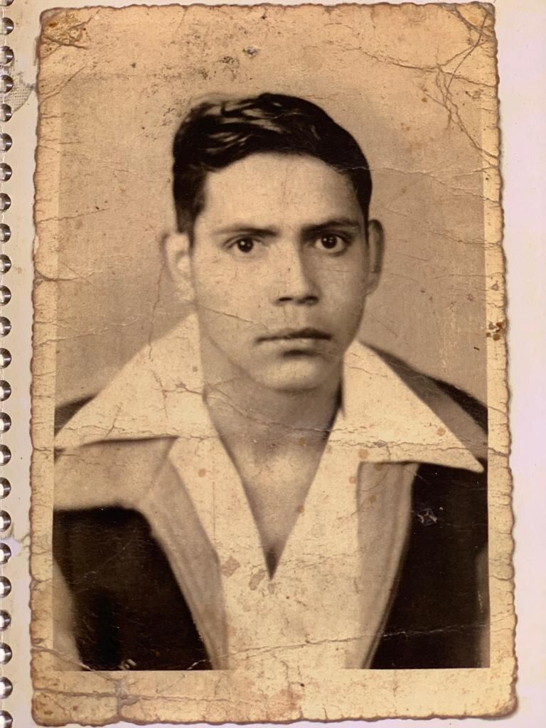 José Ángel Rodríguez, aficionado del Cartaginés que vivió a 3 de los 4 títulos de los brumosos. Cortesía.