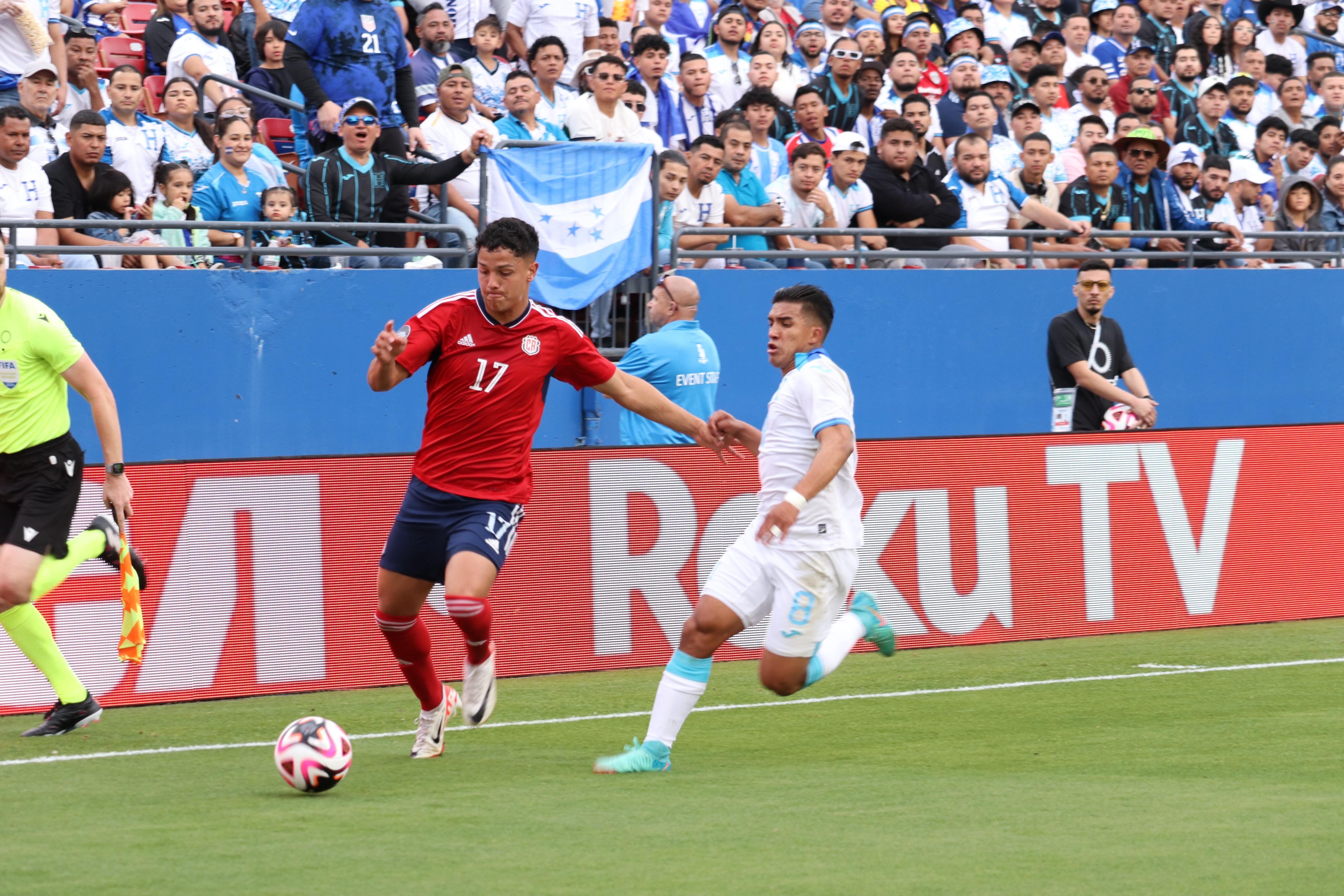 Costa Rica vs Honduras cortesía Fedefutbol