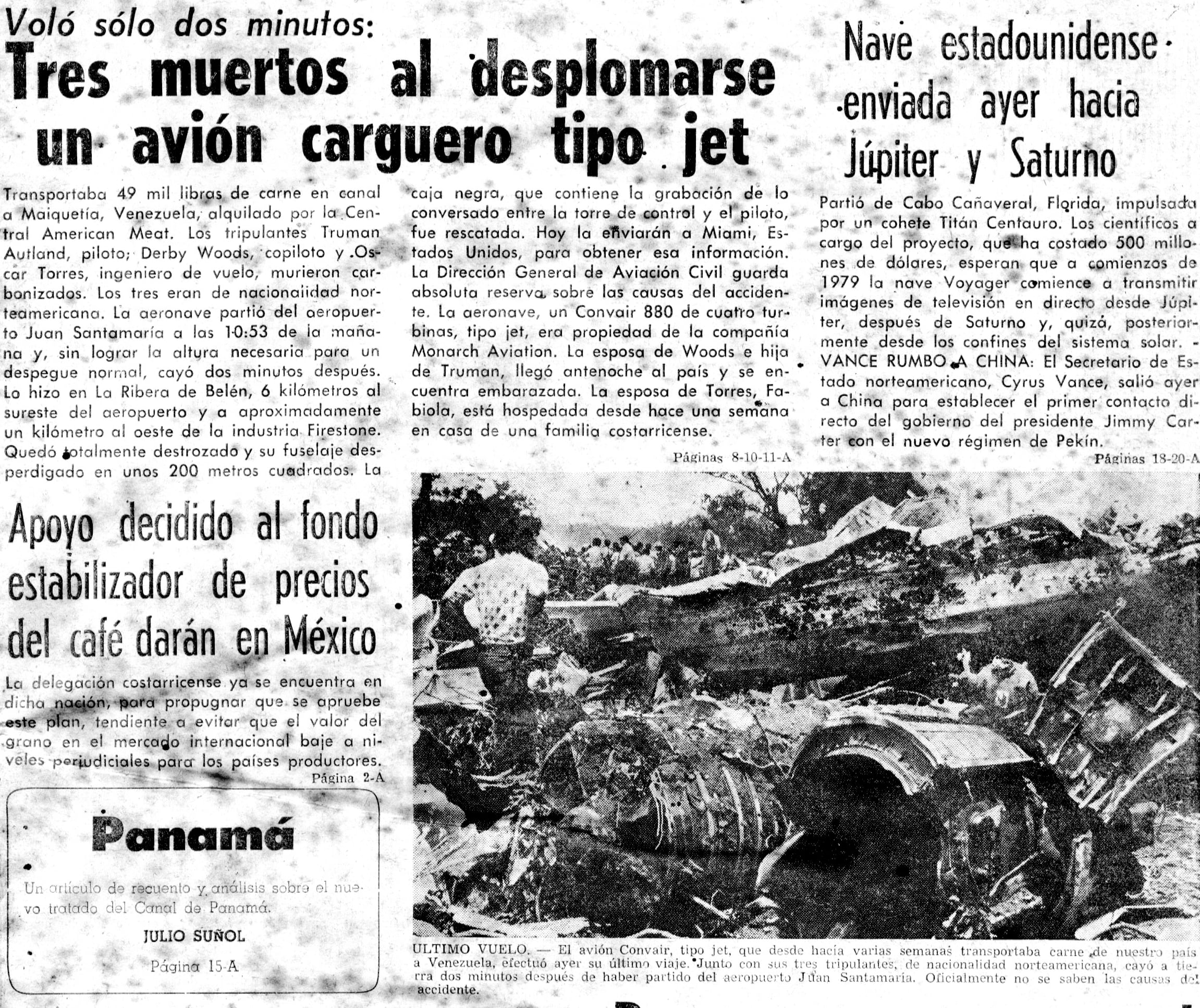 Accidente aéreo 1977