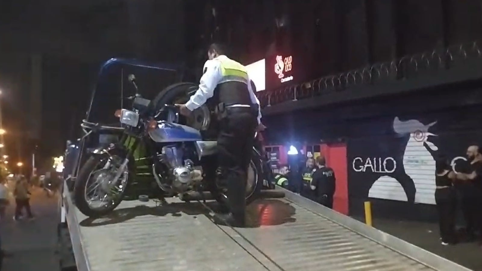 Operativo en barrio La California.